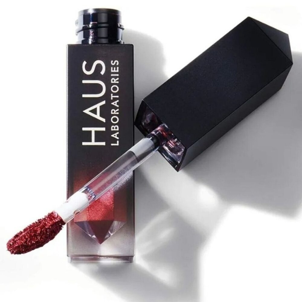 Haus Labs Glam Attack crystal remedy shimmer mauve pink liquid eyeshadow NIB